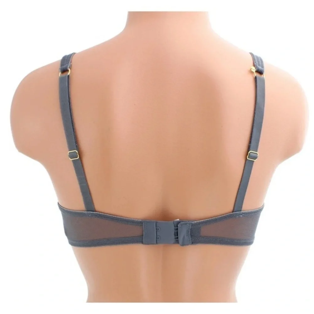 NWT Lively Mesh Bra‎ in Plum (Purple). Size 32DD, Style 42180, From Nordstrom